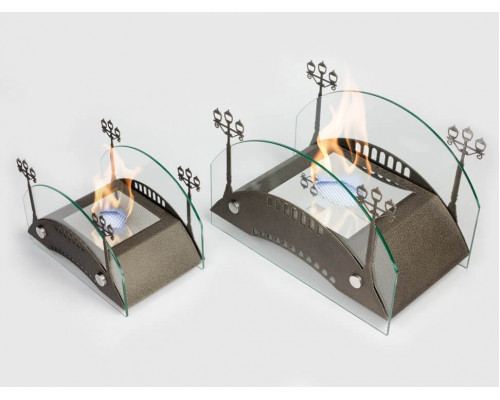 Биокамин Lux Fire Пушкинский мост S бронза